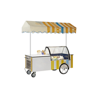 Prosky Candy Mobile Ice Cream Cart con dispositivo de suministro de agua 